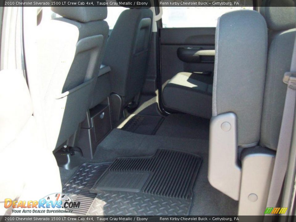 2010 Chevrolet Silverado 1500 LT Crew Cab 4x4 Taupe Gray Metallic / Ebony Photo #25