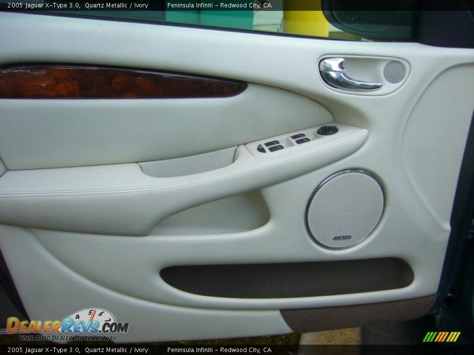 2005 Jaguar X-Type 3.0 Quartz Metallic / Ivory Photo #8