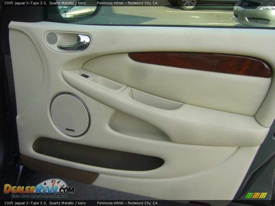 2005 Jaguar X-Type 3.0 Quartz Metallic / Ivory Photo #10