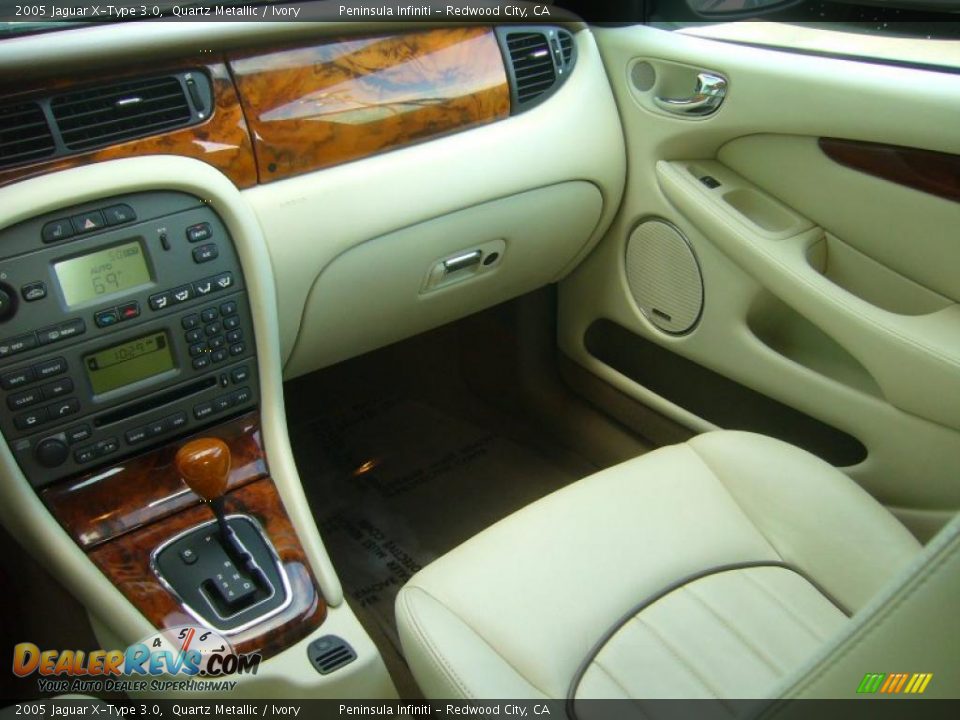 2005 Jaguar X-Type 3.0 Quartz Metallic / Ivory Photo #12