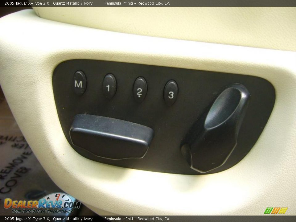 2005 Jaguar X-Type 3.0 Quartz Metallic / Ivory Photo #13