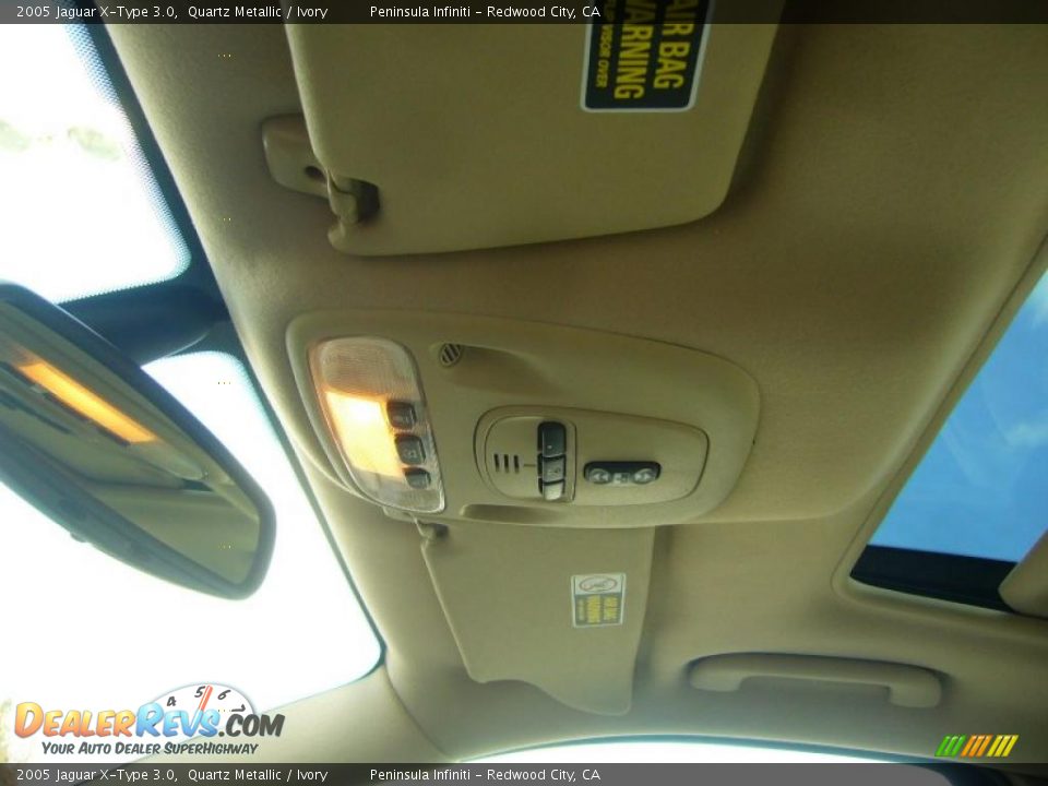 2005 Jaguar X-Type 3.0 Quartz Metallic / Ivory Photo #17