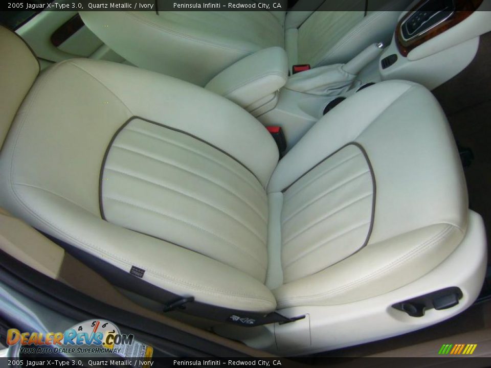 2005 Jaguar X-Type 3.0 Quartz Metallic / Ivory Photo #18