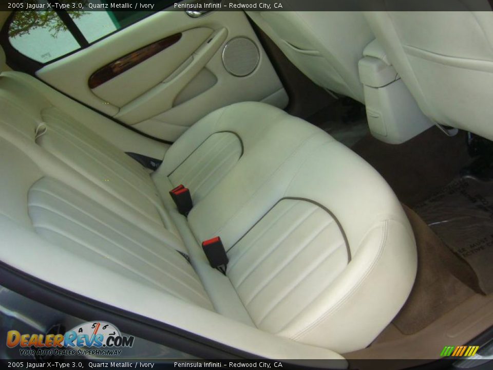 2005 Jaguar X-Type 3.0 Quartz Metallic / Ivory Photo #19