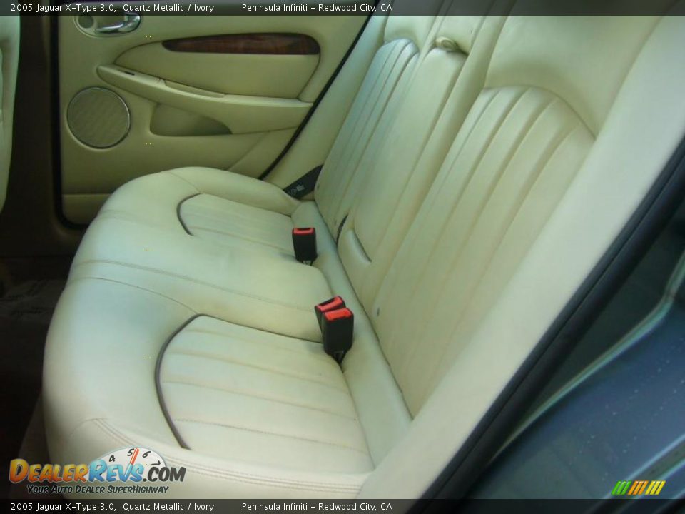 2005 Jaguar X-Type 3.0 Quartz Metallic / Ivory Photo #20