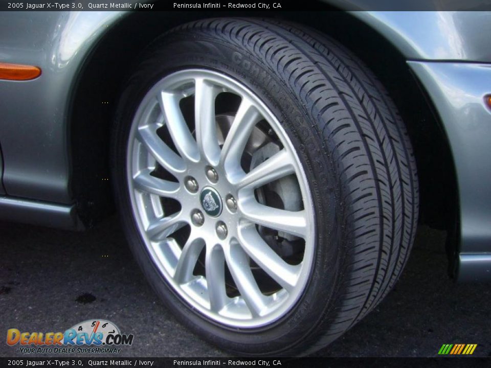 2005 Jaguar X-Type 3.0 Quartz Metallic / Ivory Photo #21