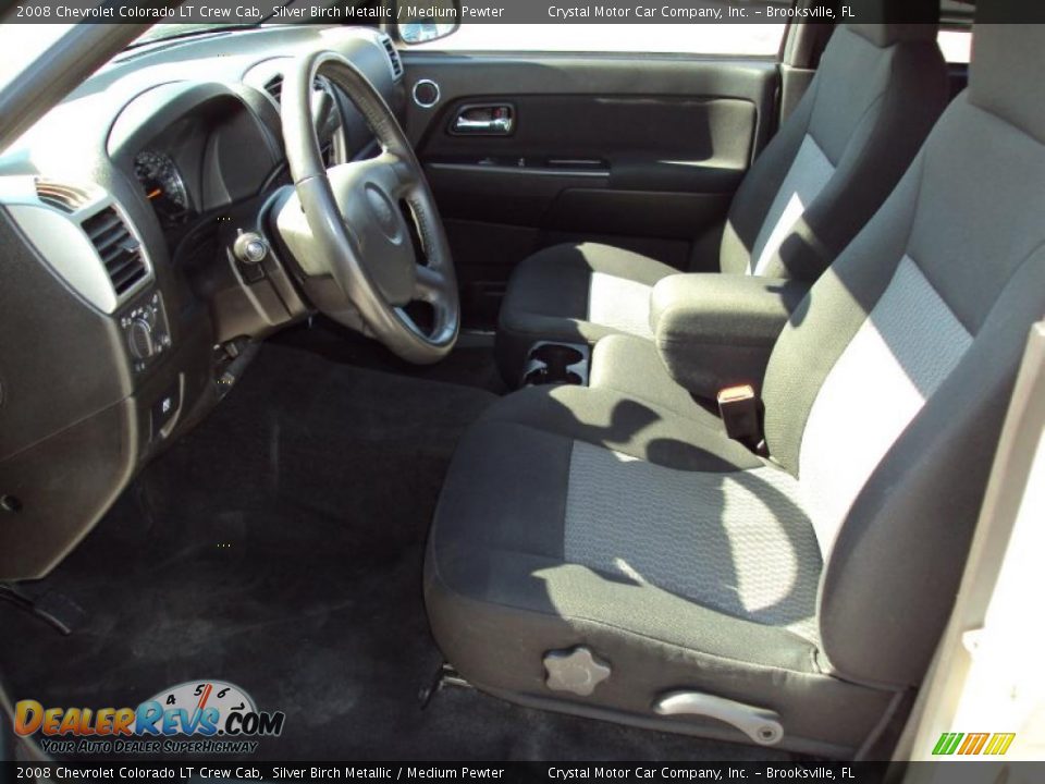 2008 Chevrolet Colorado LT Crew Cab Silver Birch Metallic / Medium Pewter Photo #4
