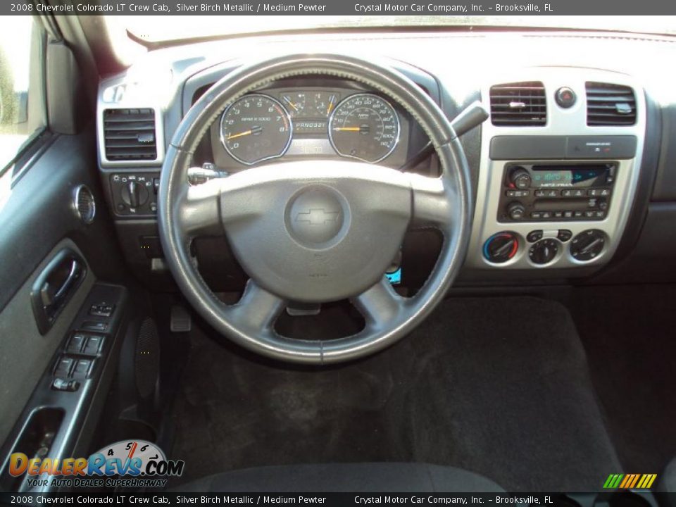 2008 Chevrolet Colorado LT Crew Cab Silver Birch Metallic / Medium Pewter Photo #6