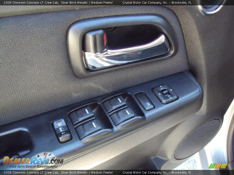 2008 Chevrolet Colorado LT Crew Cab Silver Birch Metallic / Medium Pewter Photo #17