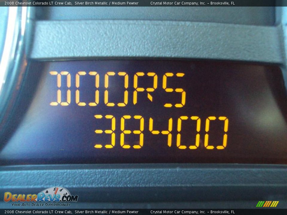 2008 Chevrolet Colorado LT Crew Cab Silver Birch Metallic / Medium Pewter Photo #18