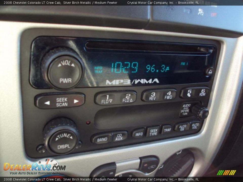 2008 Chevrolet Colorado LT Crew Cab Silver Birch Metallic / Medium Pewter Photo #19