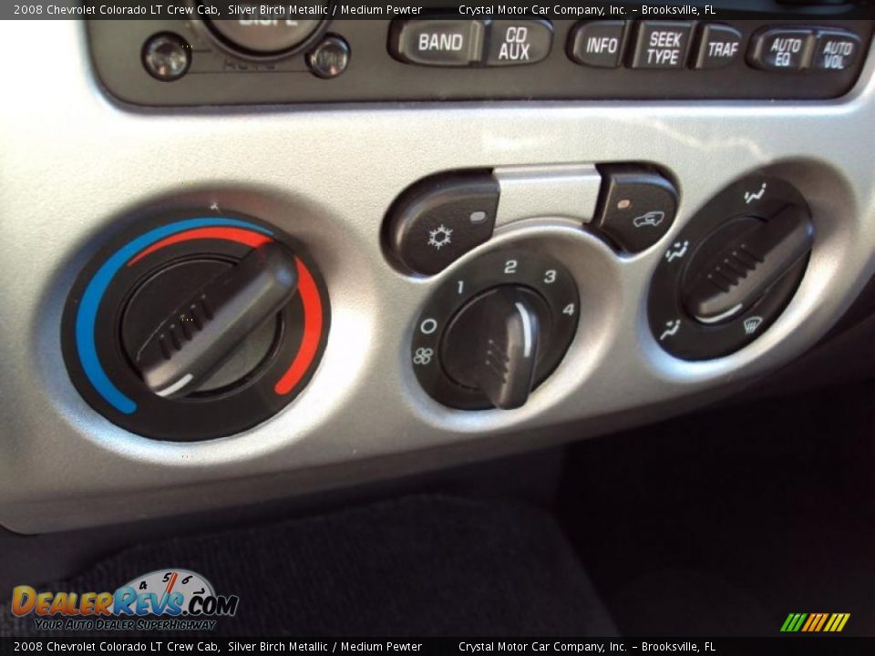 2008 Chevrolet Colorado LT Crew Cab Silver Birch Metallic / Medium Pewter Photo #20