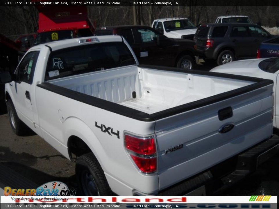 2010 Ford F150 XL Regular Cab 4x4 Oxford White / Medium Stone Photo #6