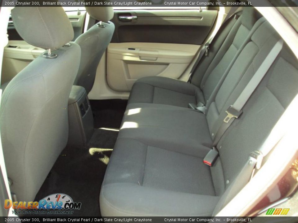 2005 Chrysler 300 Brilliant Black Crystal Pearl / Dark Slate Gray/Light Graystone Photo #5