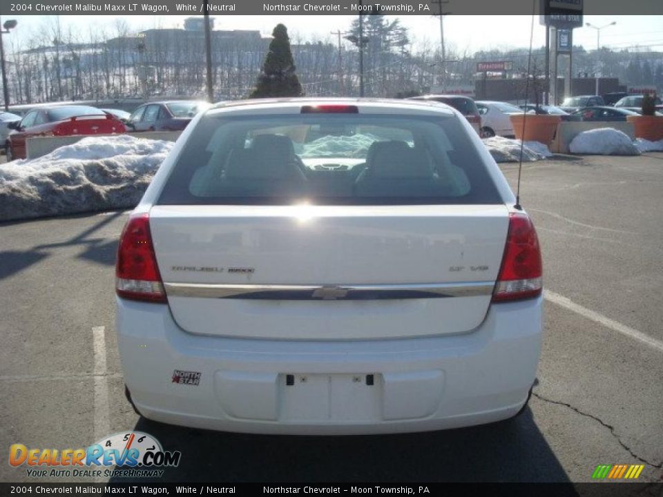 2004 Chevrolet Malibu Maxx LT Wagon White / Neutral Photo #4