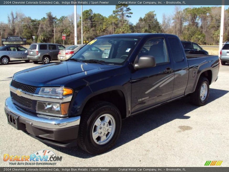 2004 Chevrolet Colorado Extended Cab Indigo Blue Metallic / Sport Pewter Photo #1