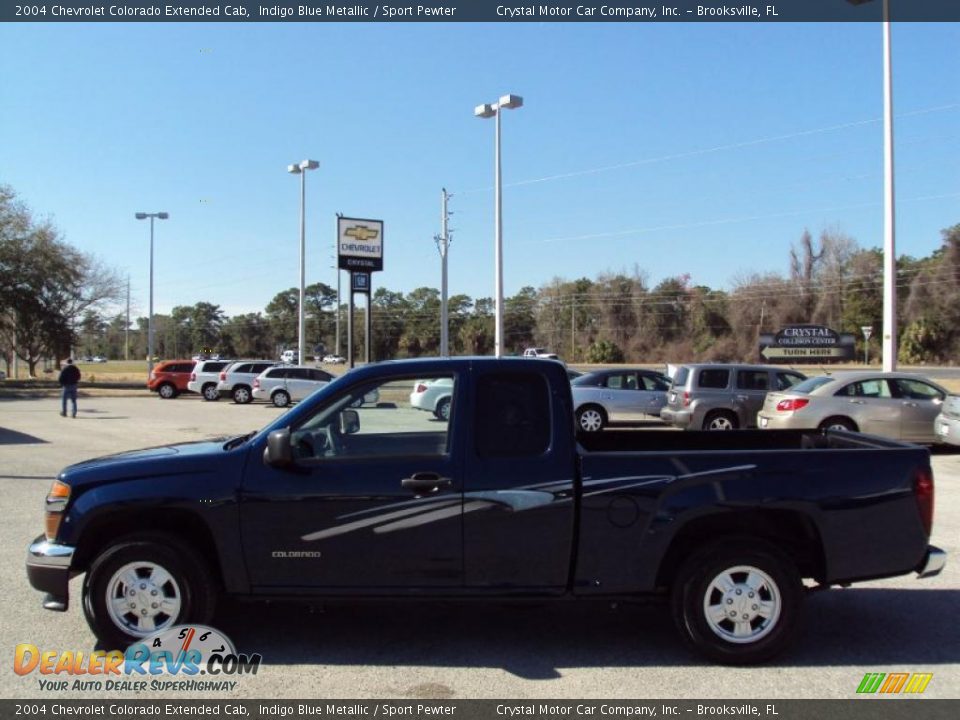 2004 Chevrolet Colorado Extended Cab Indigo Blue Metallic / Sport Pewter Photo #2