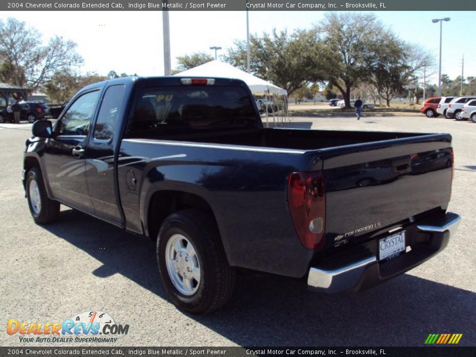 2004 Chevrolet Colorado Extended Cab Indigo Blue Metallic / Sport Pewter Photo #3
