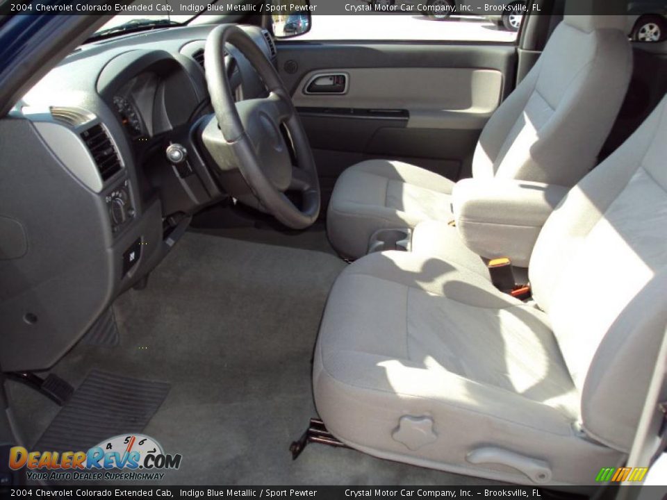 2004 Chevrolet Colorado Extended Cab Indigo Blue Metallic / Sport Pewter Photo #4