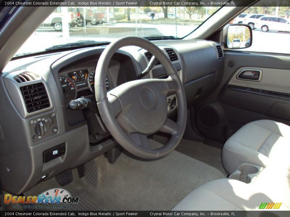 2004 Chevrolet Colorado Extended Cab Indigo Blue Metallic / Sport Pewter Photo #6