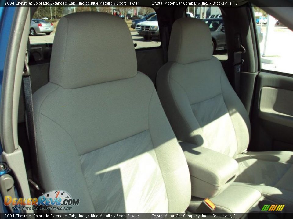 2004 Chevrolet Colorado Extended Cab Indigo Blue Metallic / Sport Pewter Photo #11