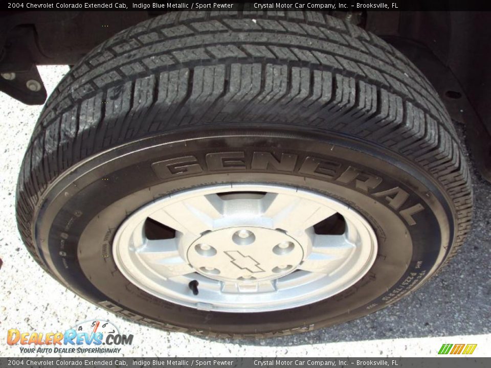 2004 Chevrolet Colorado Extended Cab Indigo Blue Metallic / Sport Pewter Photo #13