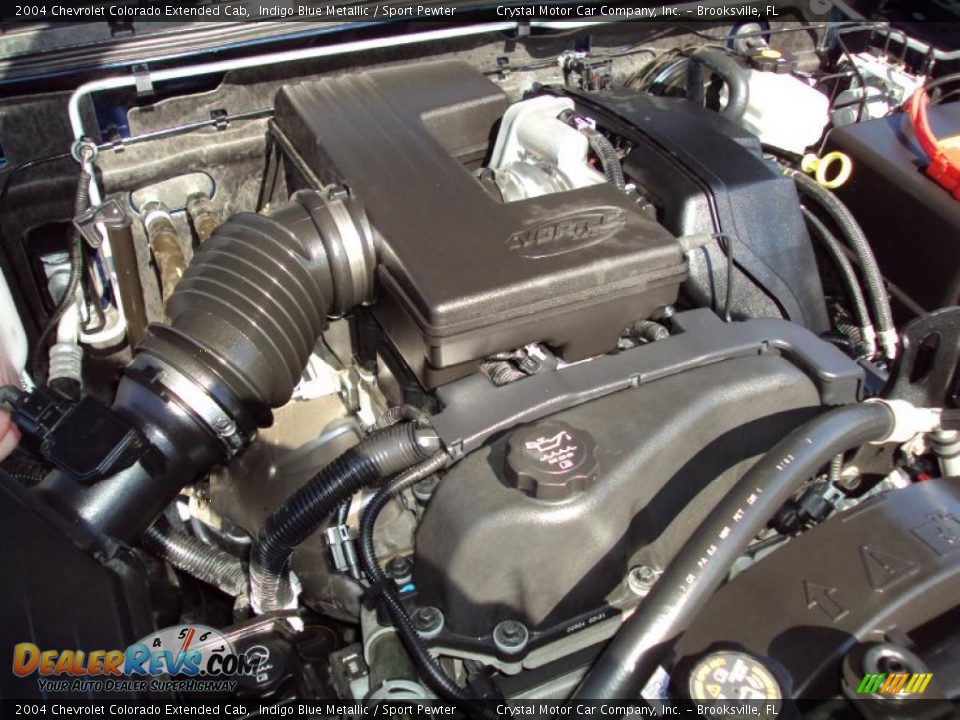 2004 Chevrolet Colorado Extended Cab Indigo Blue Metallic / Sport Pewter Photo #15