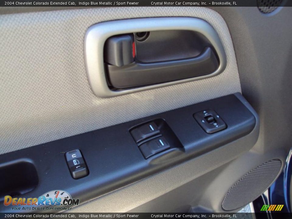 2004 Chevrolet Colorado Extended Cab Indigo Blue Metallic / Sport Pewter Photo #16