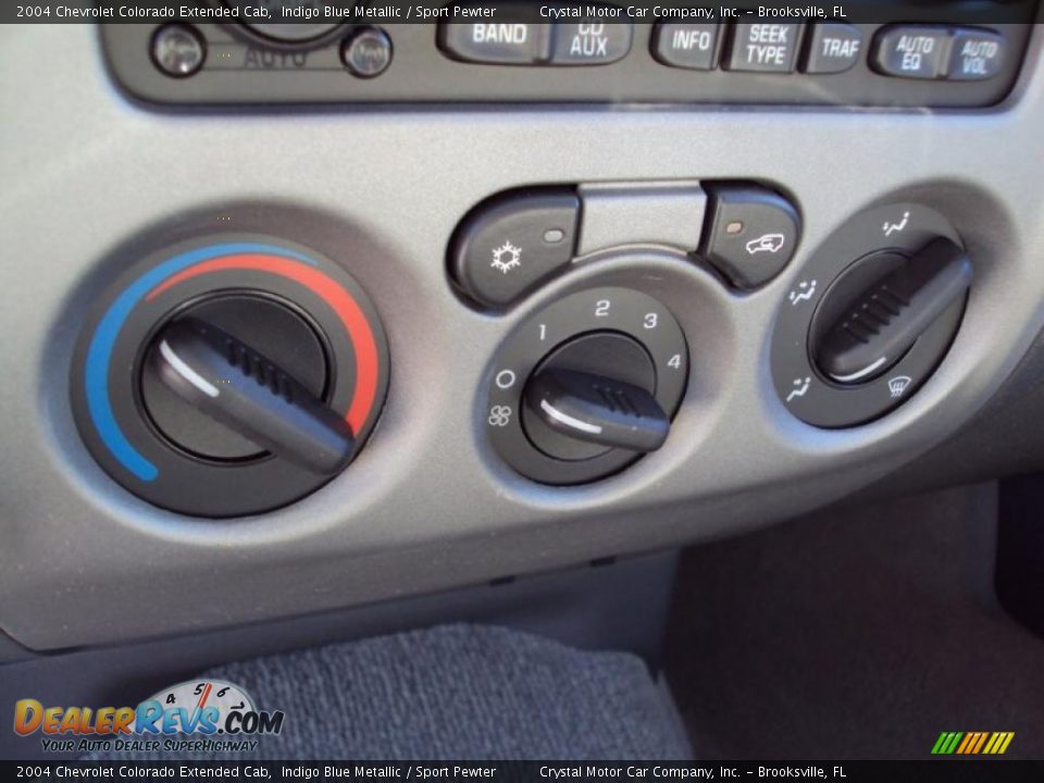 2004 Chevrolet Colorado Extended Cab Indigo Blue Metallic / Sport Pewter Photo #19