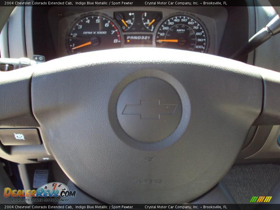 2004 Chevrolet Colorado Extended Cab Indigo Blue Metallic / Sport Pewter Photo #20