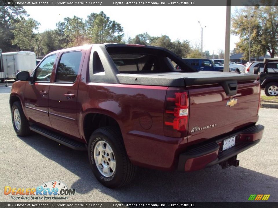 2007 Chevrolet Avalanche LT Sport Red Metallic / Ebony Photo #3