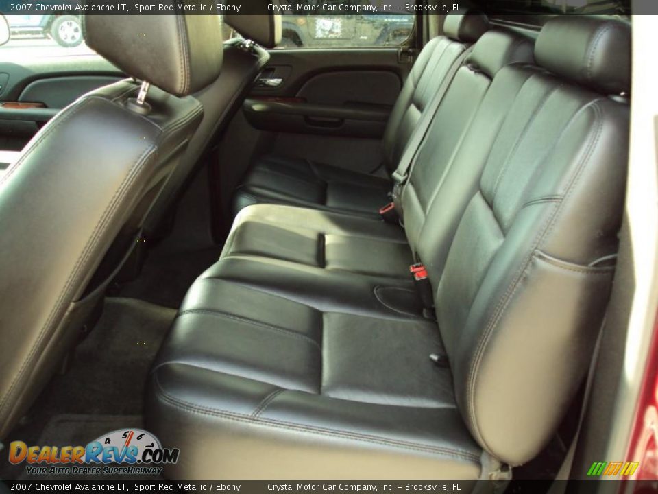 2007 Chevrolet Avalanche LT Sport Red Metallic / Ebony Photo #5