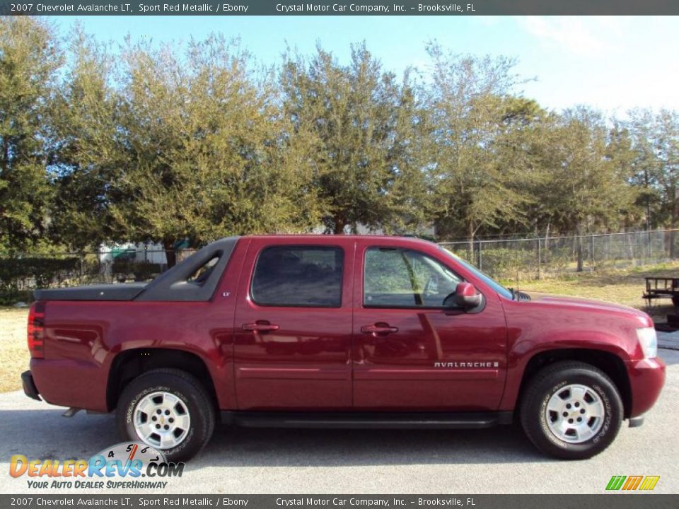 2007 Chevrolet Avalanche LT Sport Red Metallic / Ebony Photo #9