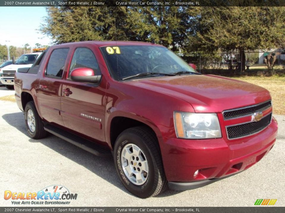 2007 Chevrolet Avalanche LT Sport Red Metallic / Ebony Photo #10