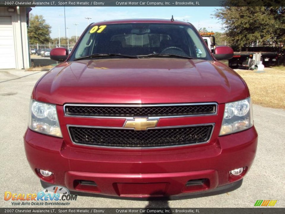 2007 Chevrolet Avalanche LT Sport Red Metallic / Ebony Photo #13