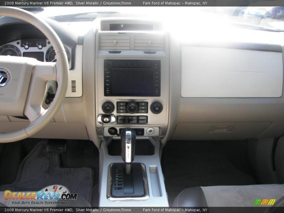 2008 Mercury Mariner V6 Premier 4WD Silver Metallic / Greystone/Stone Photo #20