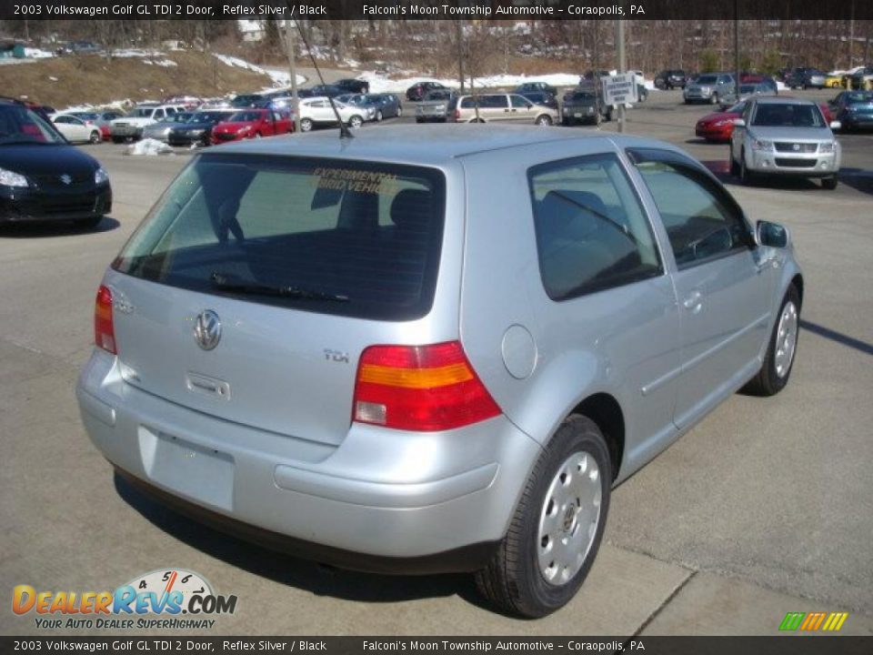 2003 Volkswagen Golf GL TDI 2 Door Reflex Silver / Black Photo #2