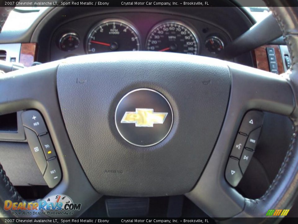 2007 Chevrolet Avalanche LT Sport Red Metallic / Ebony Photo #22