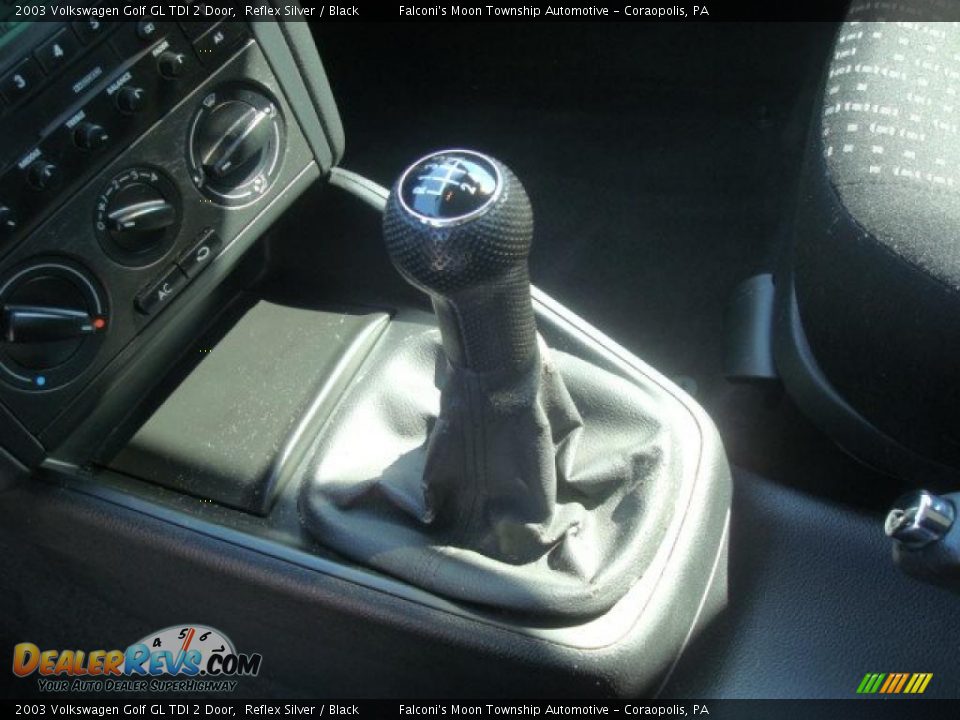 2003 Volkswagen Golf GL TDI 2 Door Reflex Silver / Black Photo #12