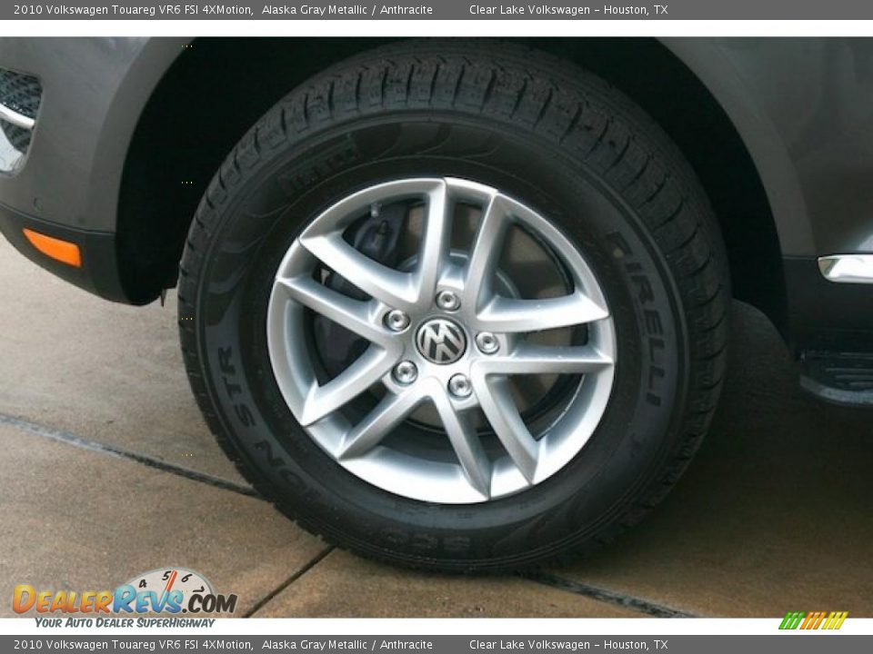 2010 Volkswagen Touareg VR6 FSI 4XMotion Alaska Gray Metallic / Anthracite Photo #9
