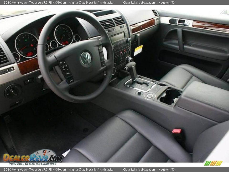 2010 Volkswagen Touareg VR6 FSI 4XMotion Alaska Gray Metallic / Anthracite Photo #14