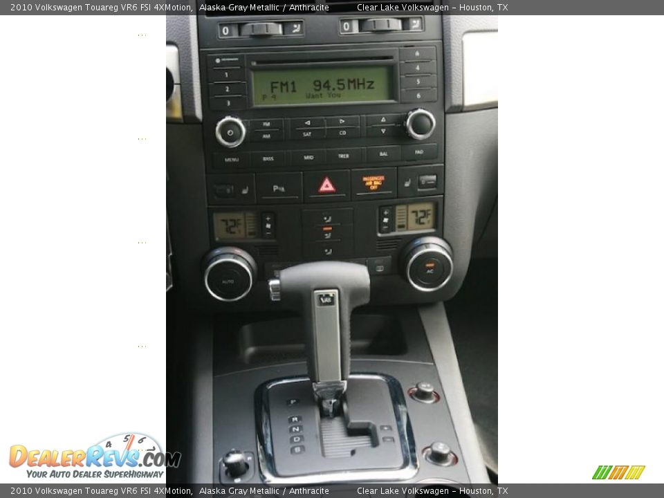 2010 Volkswagen Touareg VR6 FSI 4XMotion Alaska Gray Metallic / Anthracite Photo #16