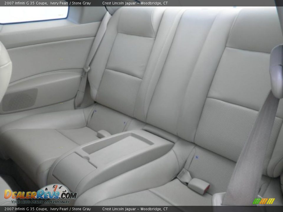 2007 Infiniti G 35 Coupe Ivory Pearl / Stone Gray Photo #5
