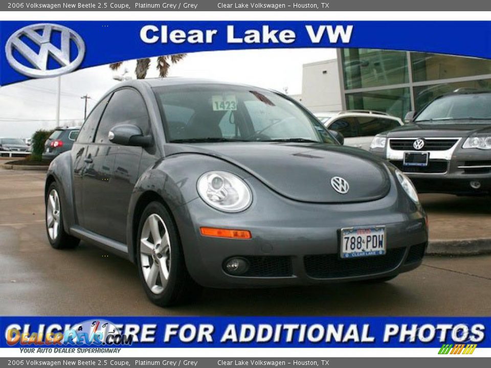 2006 Volkswagen New Beetle 2.5 Coupe Platinum Grey / Grey Photo #1