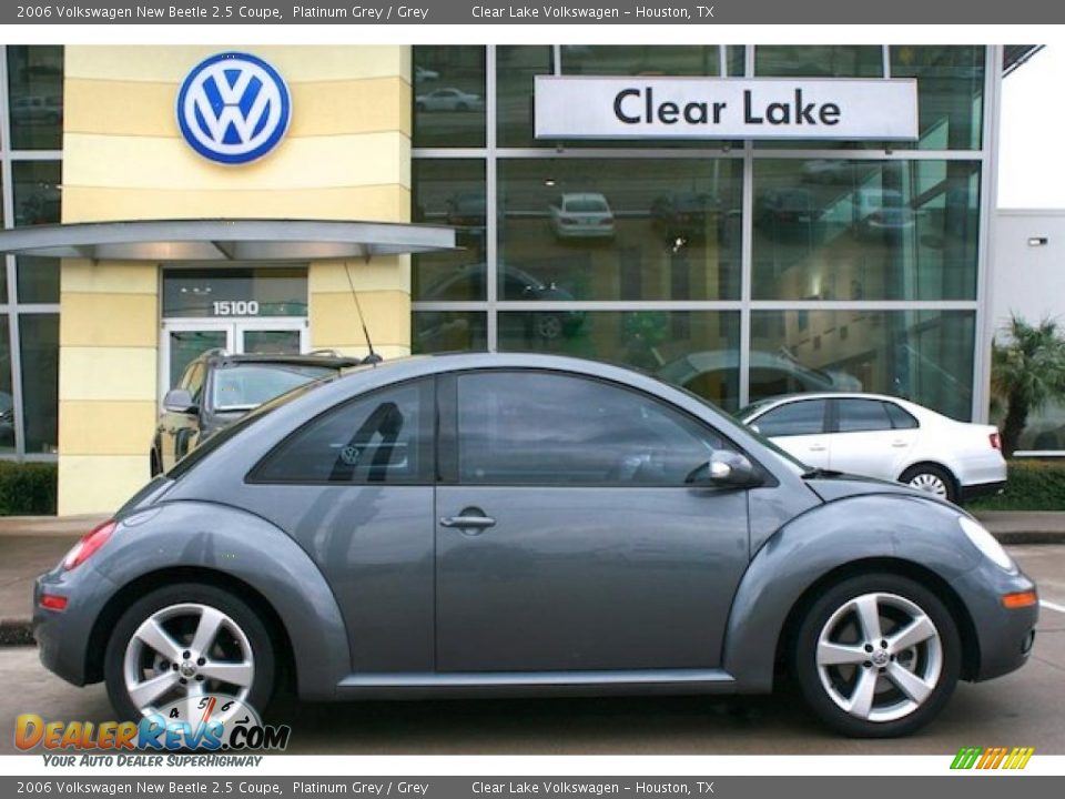 2006 Volkswagen New Beetle 2.5 Coupe Platinum Grey / Grey Photo #4