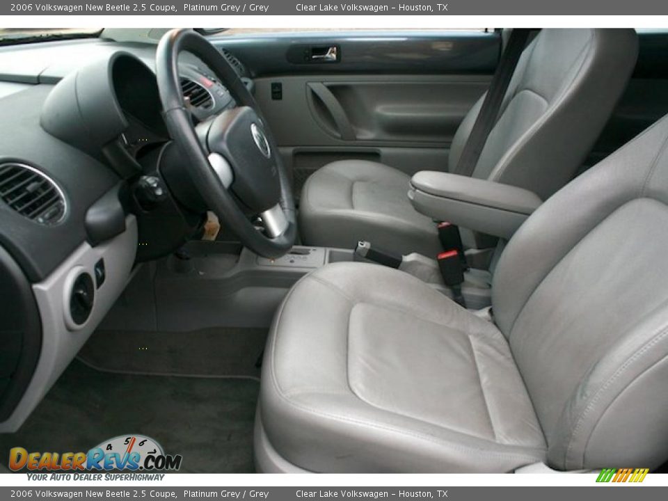 2006 Volkswagen New Beetle 2.5 Coupe Platinum Grey / Grey Photo #5