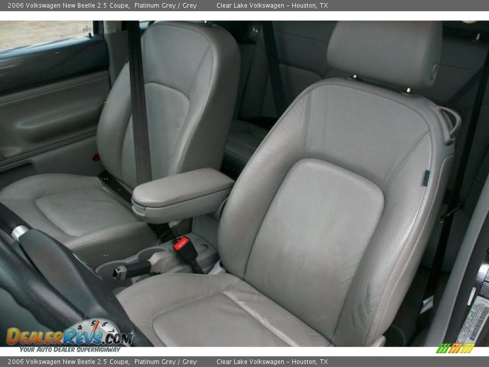 2006 Volkswagen New Beetle 2.5 Coupe Platinum Grey / Grey Photo #7