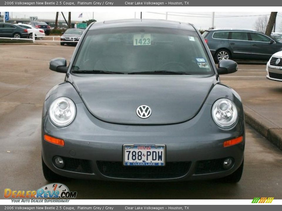2006 Volkswagen New Beetle 2.5 Coupe Platinum Grey / Grey Photo #10