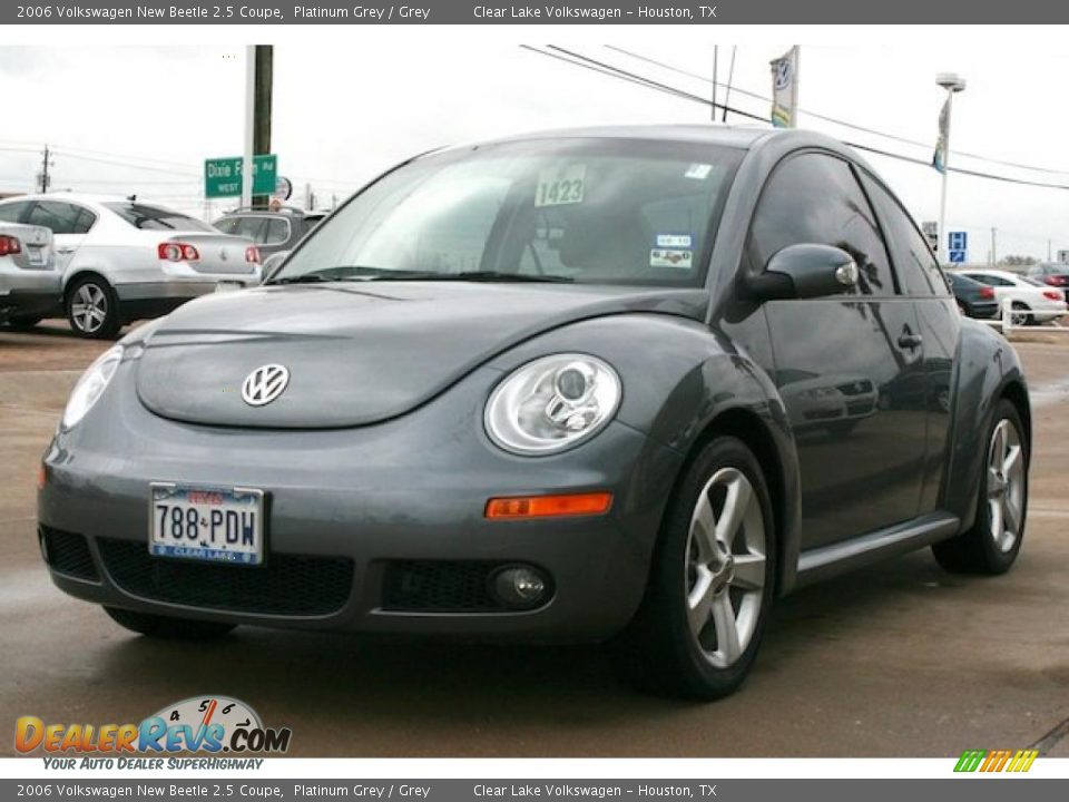 2006 Volkswagen New Beetle 2.5 Coupe Platinum Grey / Grey Photo #11