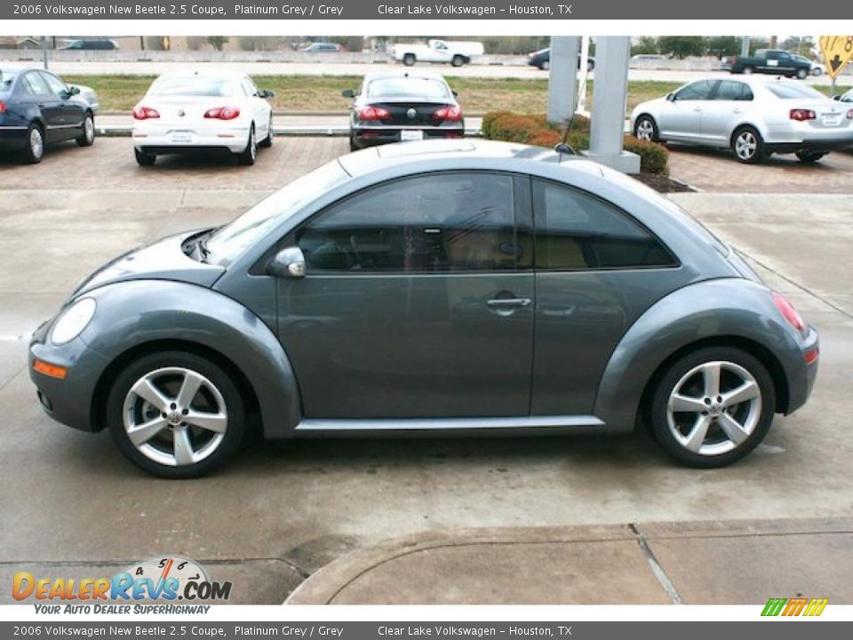 2006 Volkswagen New Beetle 2.5 Coupe Platinum Grey / Grey Photo #12